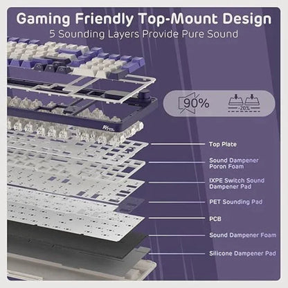 Royal Kludge RK S98 Wireless Mechanical Keyboard - Microcenter India