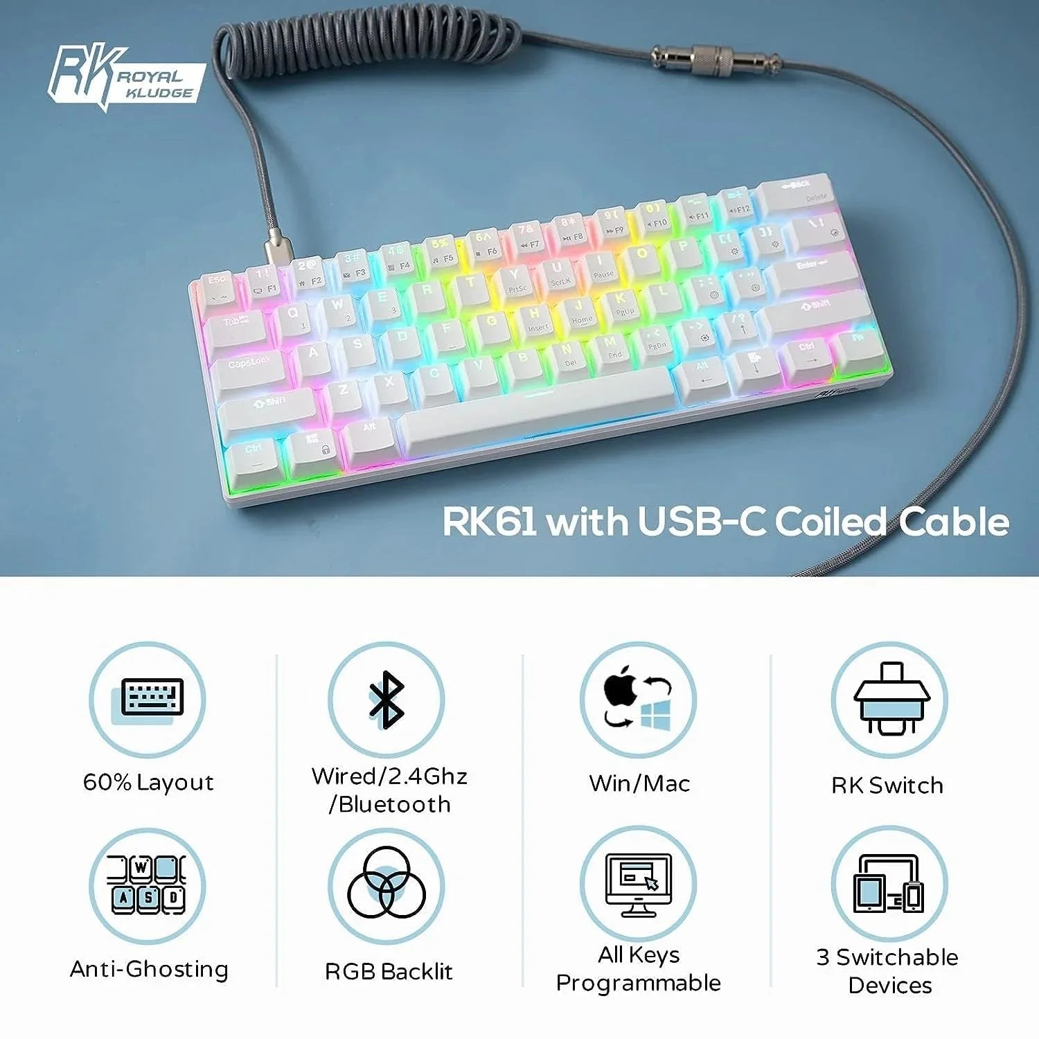 Royal Kludge RK61 Mechanical Keyboard