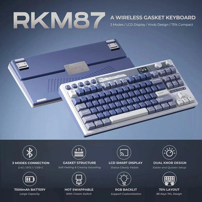 Royal Kludge RK M87 Mechanical Keyboard  Microcenter India
