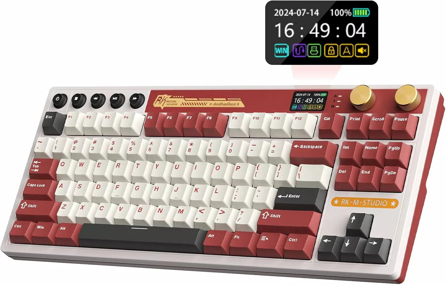 Royal Kludge RK M87 Mechanical Keyboard  Microcenter India