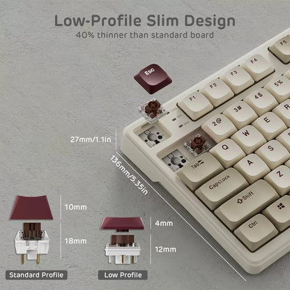 Royal Kludge RK N80 Low profile Mechanical Keyboard  Microcenter India