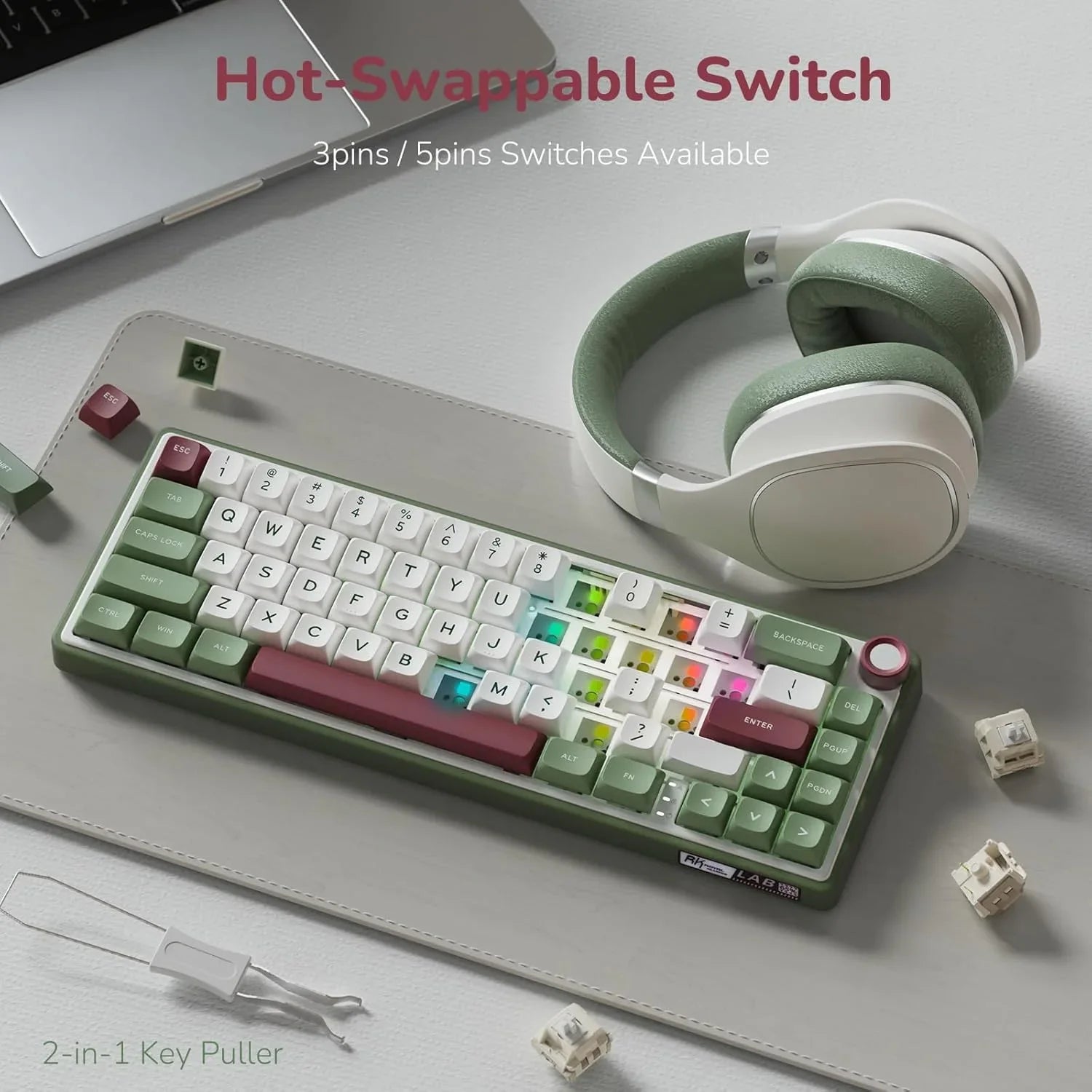 Royal Kludge RK R65 Mechanical Keyboard - Microcenter India