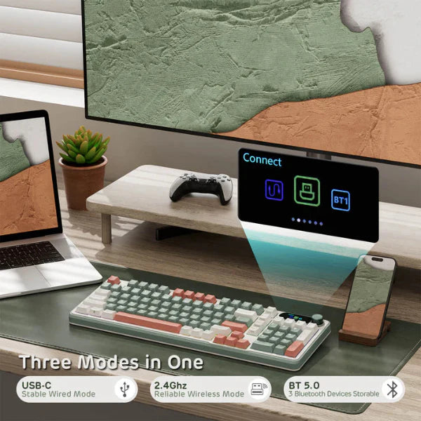 Royal Kludge RK S98 Wireless Mechanical Keyboard - Microcenter India