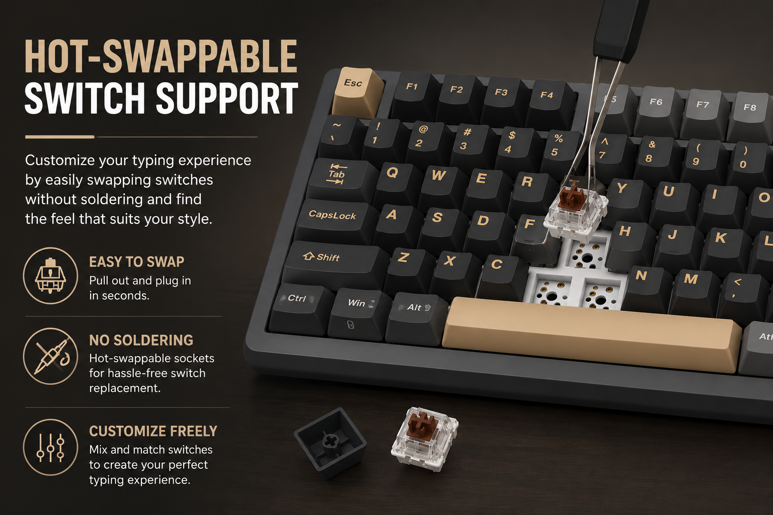 Royal Kludge RK M75 Mechanical Keyboard
