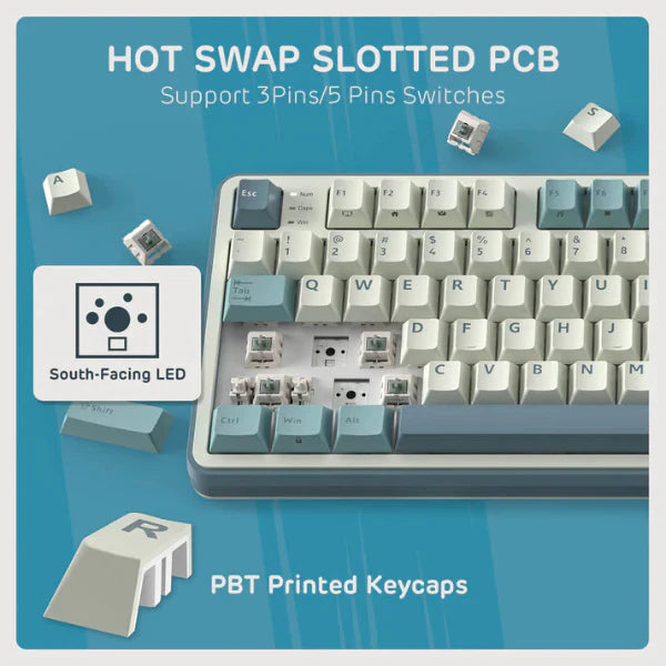 Royal Kludge RK S98 Wireless Mechanical Keyboard - Microcenter India