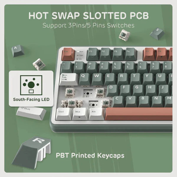 Royal Kludge RK S98 Wireless Mechanical Keyboard - Microcenter India